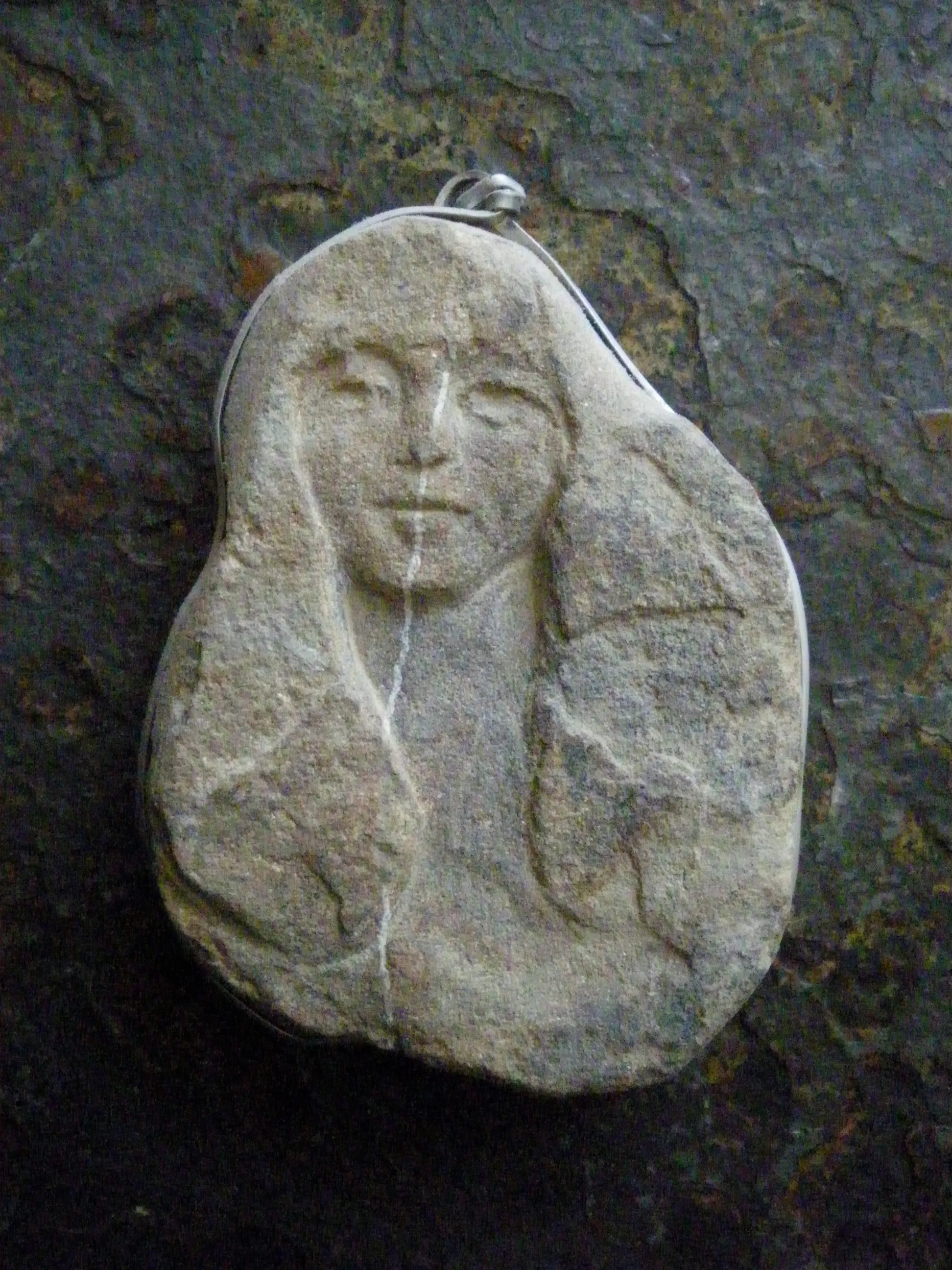 Mädchenbild, Schiefer