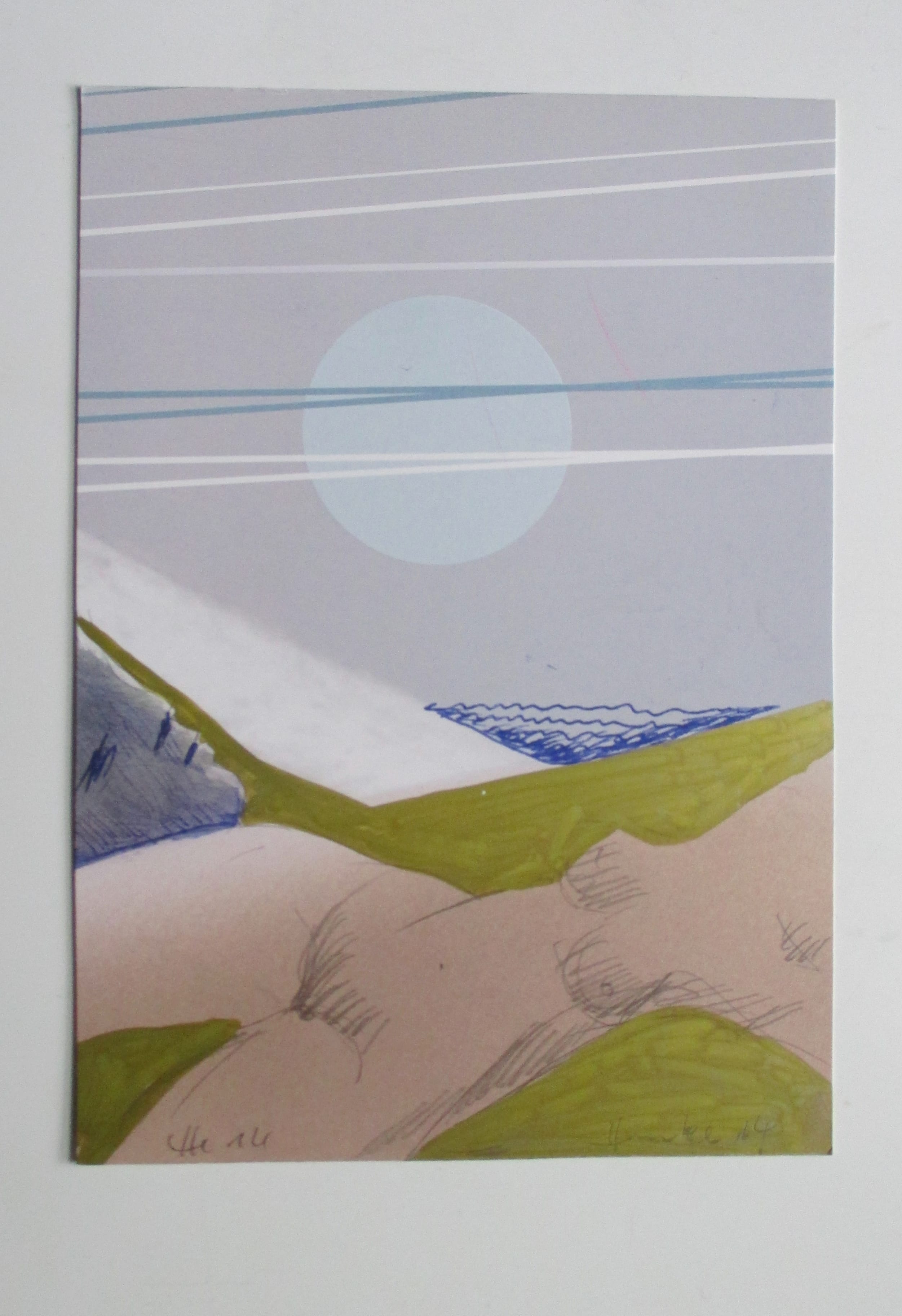 Hiddensee, Mischtechnik