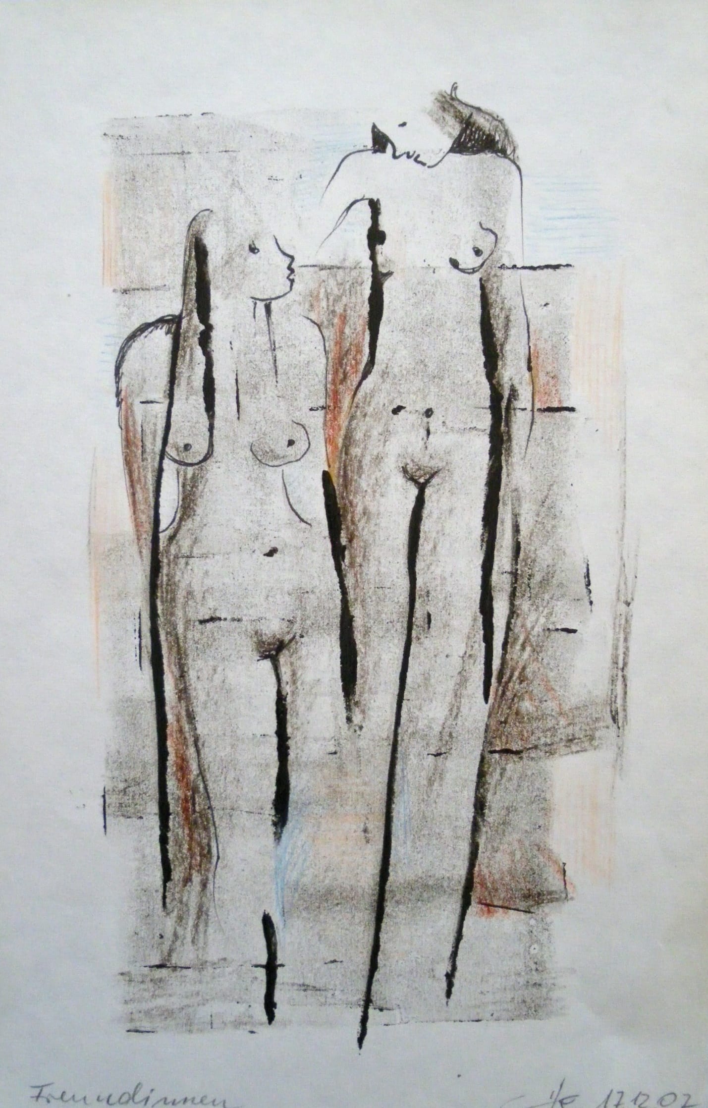 Freundinnen, Monotypie