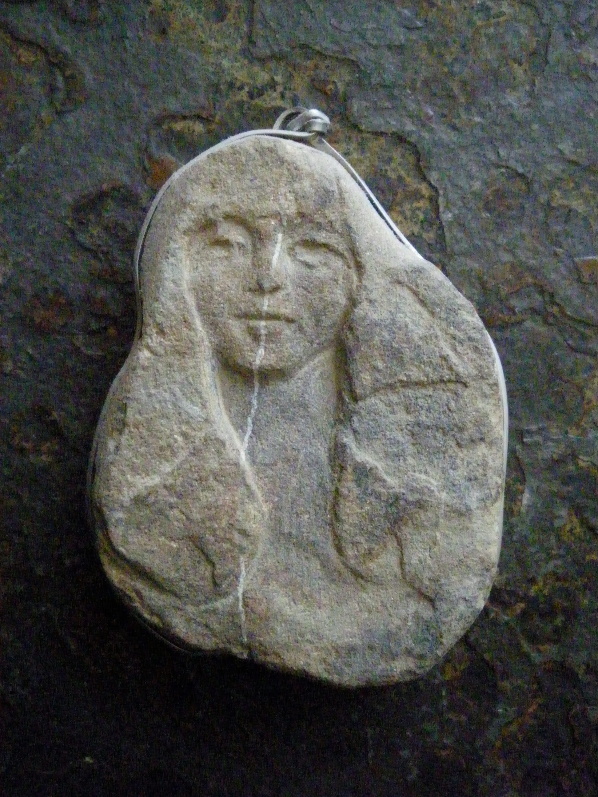 Mädchenbild, Schiefer