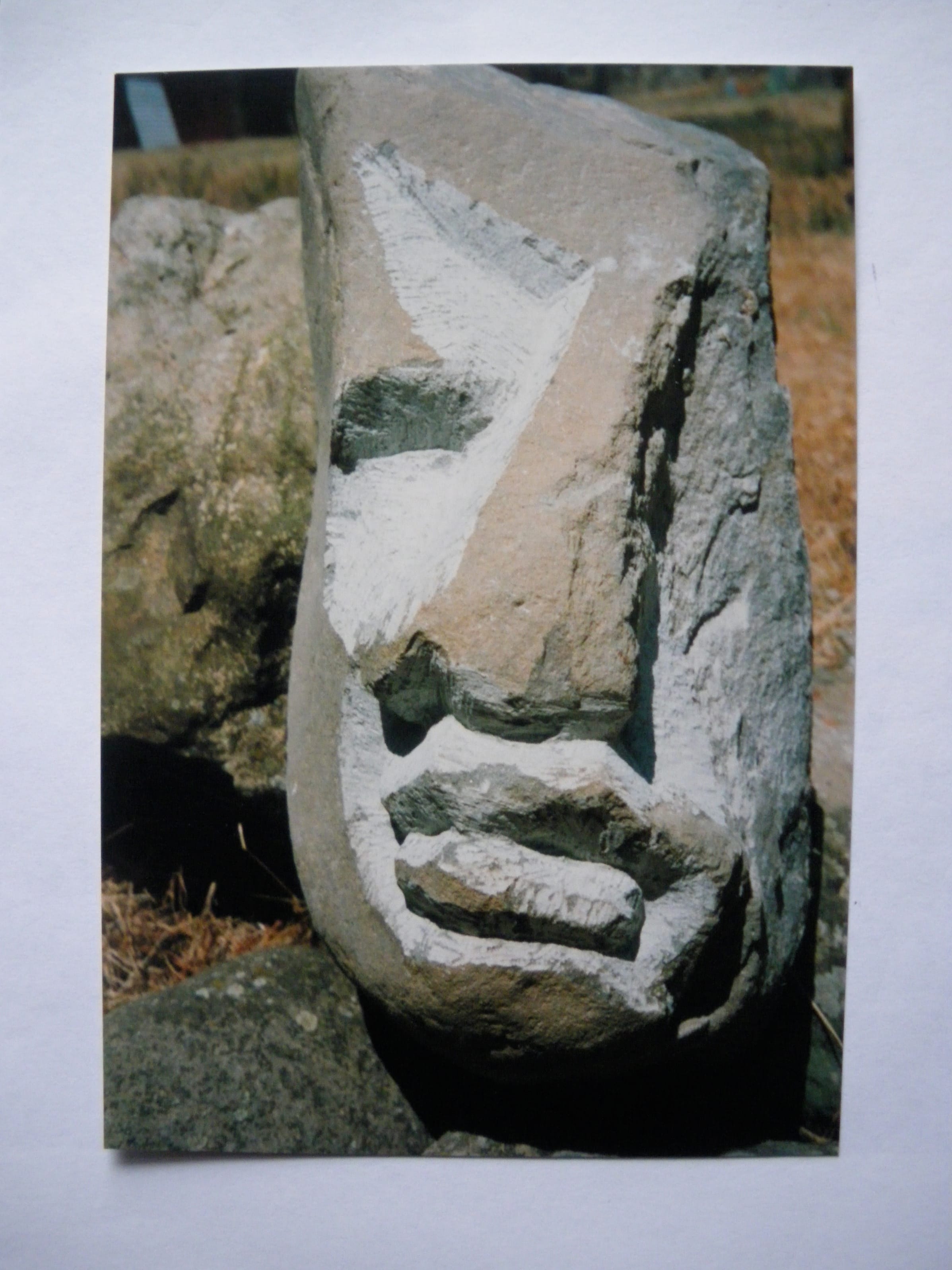 Männerkopf, ital. Sandstein